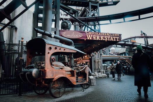 Ghirardelli Chocolate Factory Historical Image