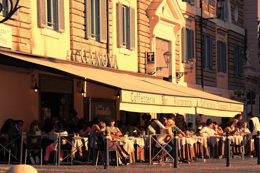 Outdoor Dining in Historic District