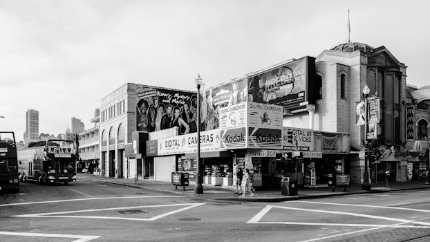 Historic San Francisco street view